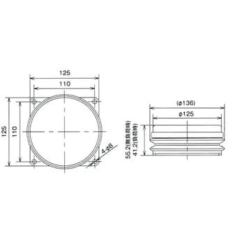 KSC-150 コンポマウント(防振用) 1個 倉敷化工 【通販サイトMonotaRO】