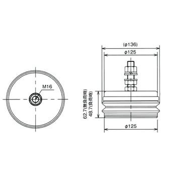 KSC-100L コンポマウント(防振用) 1個 倉敷化工 【通販サイトMonotaRO】