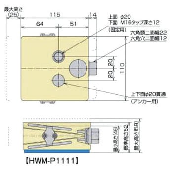 ハイウェッジ HWMシリーズ(スタンダードタイプ) 倉敷化工