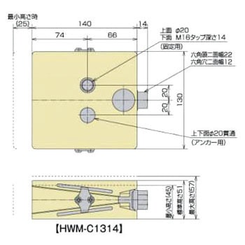 ハイウェッジ HWMシリーズ(スタンダードタイプ) 倉敷化工