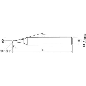 超微細加工用ボールエンドミル「マイクロボール」 日進工具(NS) ボール超硬エンドミル 【通販モノタロウ】