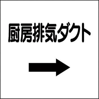 ダクト表示プラスチック板型 ユニット