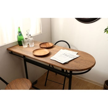 カウンターテーブル&チェアー 3点セット 不二貿易