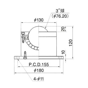 フリーベア フリーベア 切削加工品上向用 C-24H C-24H-