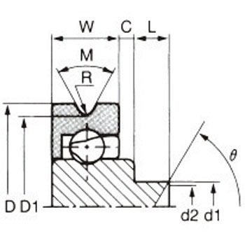 DV-30-A1 �����x�A�����O DV(�O��V�a�^�C�v) TYPE1 �g�b�N�x�A�����O(TOK) 38823233
