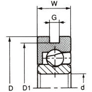 DH-21-H6-2 �����x�A�����O DH(�O�։��a�^�C�v) TYPE3 �g�b�N�x�A�����O(TOK) 38823522