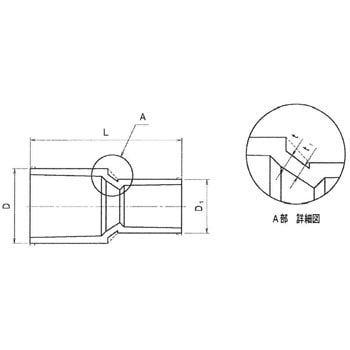 TS径違いソケット アロン化成 TS継手 【通販モノタロウ】