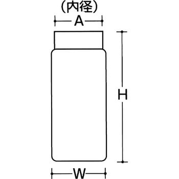 塩ビ広口容器 1型(パッキン付き) 瑞穂化成工業