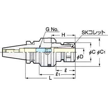 ゼロフィット型スリムチャック - 日研工作所