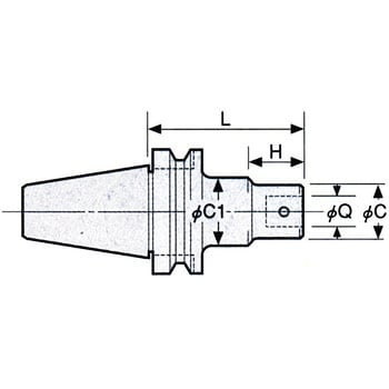 NBT50-Q26-170N 2LOCKモジュラータイプベースホルダ 1個 日研工作所