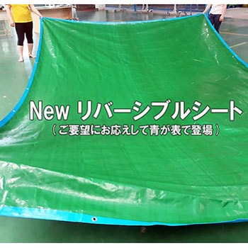 景観に合わせてカラーが選べる!ブルーシート #3000規格 青&緑 OKACHO
