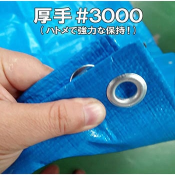 景観に合わせてカラーが選べる!ブルーシート #3000規格 青&緑 OKACHO