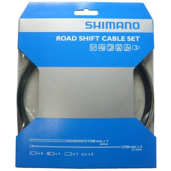 Y60098022 シフトケーブル前後セット SHIMANO(シマノ) ブラック色 