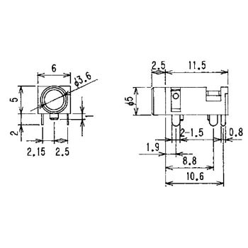 MJ-2235 2�ɏ��`�P���W���b�N ��3.5 �}���M�����d�@ �ی^ ���X ���m�����^�C�v 38904144