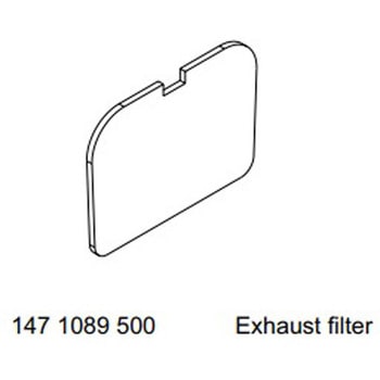背負い式クリーナー用 交換フィルタ 147シリーズ アズワン