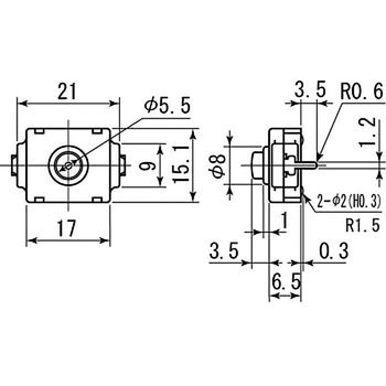 押ボタンスイッチ DS-665 ミヤマ電器