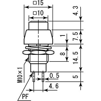 DS-456 ���{�^���X�C�b�` �Z���t���b�N P�V���[�Y �~���}�d�� ��ƌ��� ��10.2 38905982