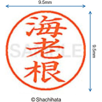 ネーム9 既製(エ) シヤチハタ