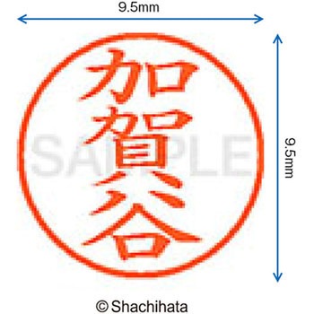 ネーム9 既製(カ) シヤチハタ