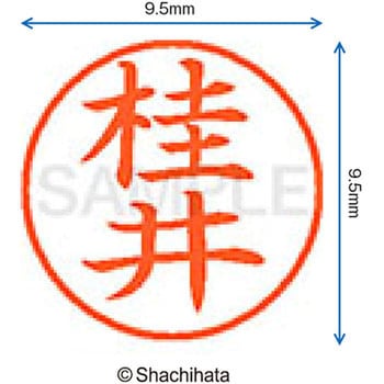 ネーム9 既製(カ) シヤチハタ