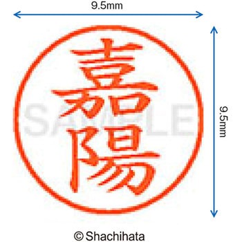 ネーム9 既製(カ) シヤチハタ