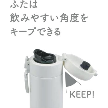 カフェマグ シームレスワンタッチマグボトル200 パール金属