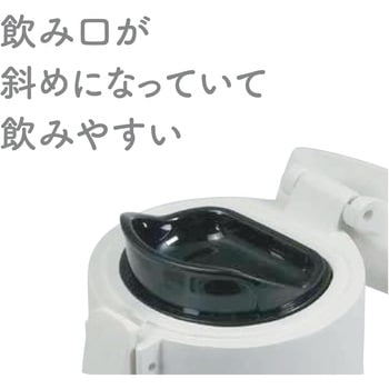 カフェマグ シームレスワンタッチマグボトル700 パール金属