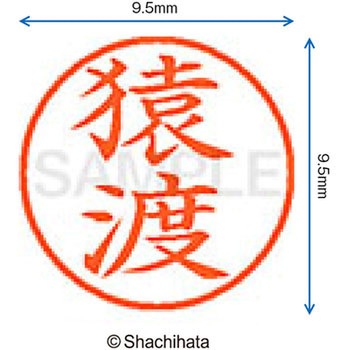 ネーム9 既製(サ) シヤチハタ