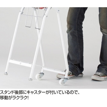 カタログスタンドA4 7段 片側キャスター付き 1列タイプ - ストア・エキスプレス