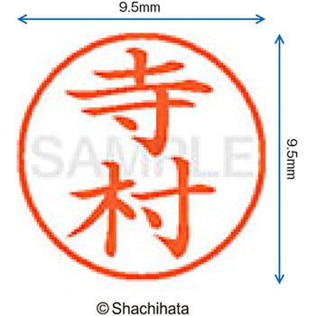 ネーム9 既製(テ) シヤチハタ