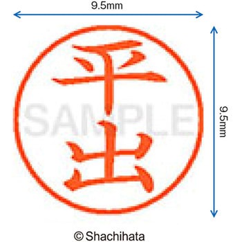 ネーム9 既製(ヒ) シヤチハタ