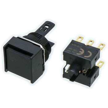 押ボタンスイッチ(正方形)(非照光)(丸胴形Φ16) A16 omron(オムロン)