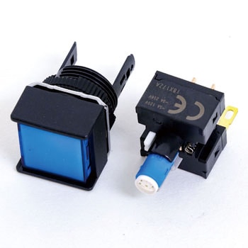 押ボタンスイッチ(正方形)(LED)(丸胴形Φ16) A16 omron(オムロン)
