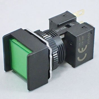 押ボタンスイッチ(正方形)(LED)(丸胴形Φ16) A16 omron(オムロン)