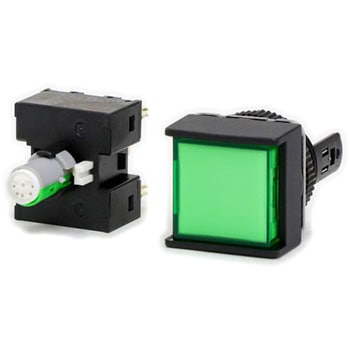 押ボタンスイッチ(正方形)(LED)(丸胴形Φ16) A16 omron(オムロン)