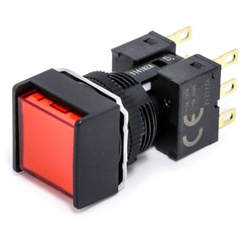 押ボタンスイッチ(正方形)(LED)(丸胴形Φ16) A16 omron(オムロン)