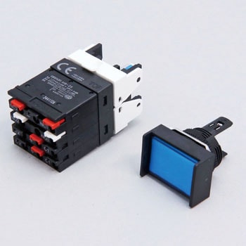 押ボタンスイッチ(長方形)(LED)(丸胴形Φ16) A16 omron(オムロン)
