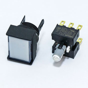 押ボタンスイッチ(長方形)(LED)(丸胴形Φ16) A16 omron(オムロン)