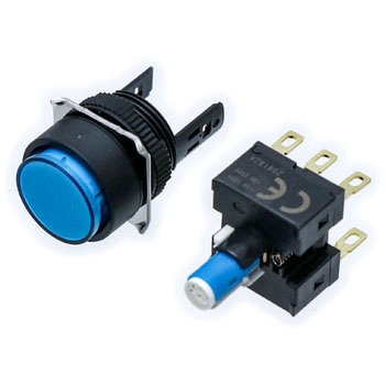 押ボタンスイッチ(丸形)(LED)(丸胴形Φ16) A16 omron(オムロン)
