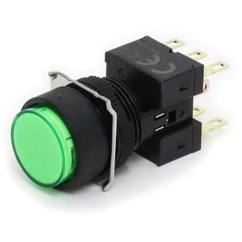 押ボタンスイッチ(丸形)(LED)(丸胴形Φ16) A16 omron(オムロン)