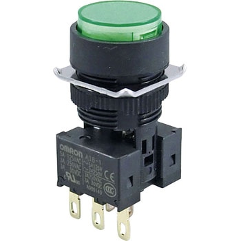 押ボタンスイッチ(丸形)(LED)(丸胴形Φ16) A16 omron(オムロン)