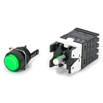押ボタンスイッチ(丸形)(LED)(丸胴形Φ16) A16 omron(オムロン)