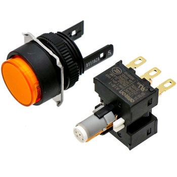 押ボタンスイッチ(丸形)(LED)(丸胴形Φ16) A16 omron(オムロン)