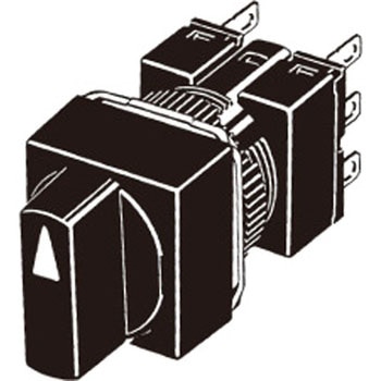 ツマミ形セレクタスイッチ(丸形)(丸胴形Φ16) A165S omron(オムロン)