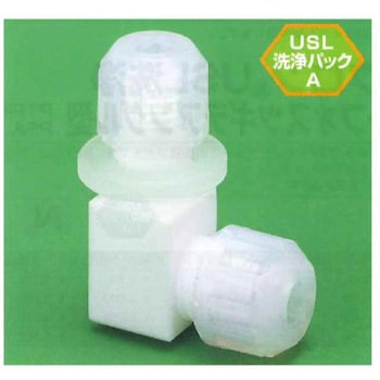 USL-PTFE 接続継手 アングル型パネル取付用 00Uシリーズ ユニバーサル