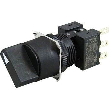 ツマミ形セレクタスイッチ(丸形)(丸胴形Φ16) A165S omron(オムロン)