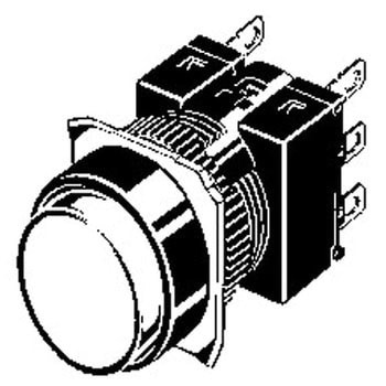 押ボタンスイッチ(丸形)(非照光)(丸胴形Φ16) A16 omron(オムロン)