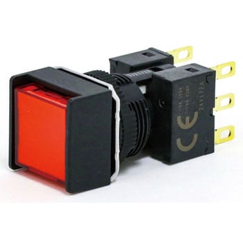 押ボタンスイッチ(正方形)(非照光)(丸胴形Φ16) A16 omron(オムロン)