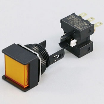 押ボタンスイッチ(正方形)(非照光)(丸胴形Φ16) A16 omron(オムロン)