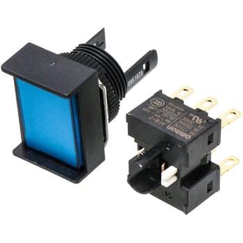 押ボタンスイッチ(長方形)(非照光)(丸胴形Φ16) A16 omron(オムロン)